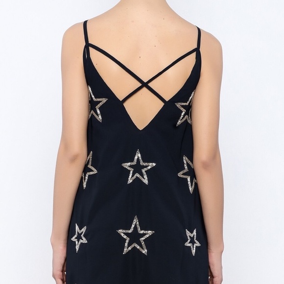 Chaser BEADED STARS STRAPPY MINI DRESS - Picture 4 of 7